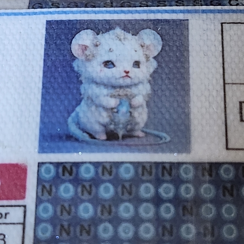 Diamond Painting Z0025, 20x20 Mouse